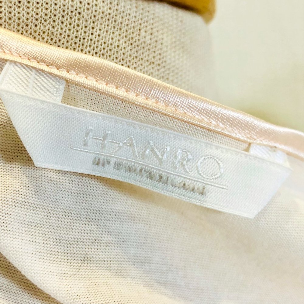 Hanro of Switzerland Short Nightgown in Blush Pink - Picture 6 of 8